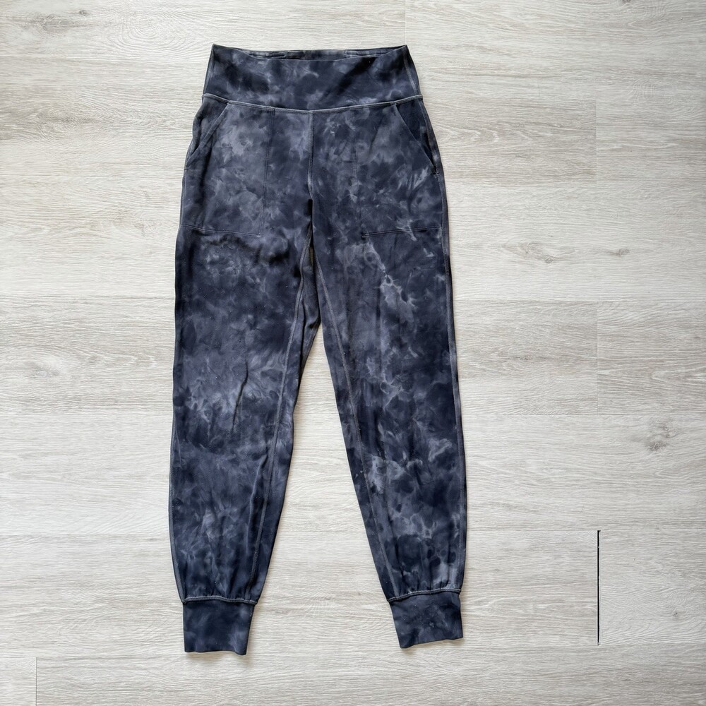 Lululemon ALIGN Jogger 28.5" Inseam Diamond Dye Graphite Grey Size 6 EUC